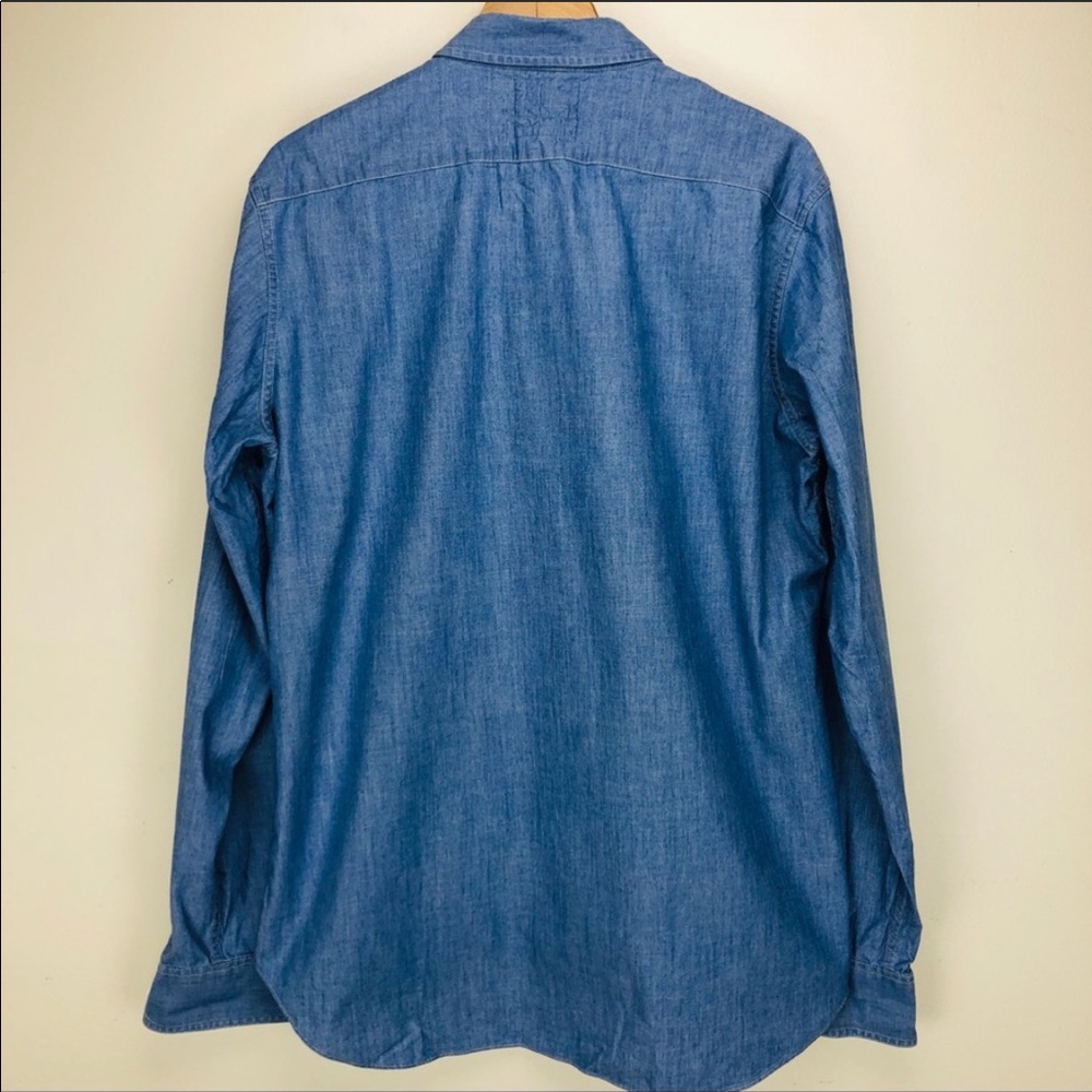 Men’s large Bonobos denim shirt (long and tall)